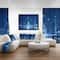 Designart - Blue Chicago Skyline Night - Cityscape Photo Framed Canvas Print
